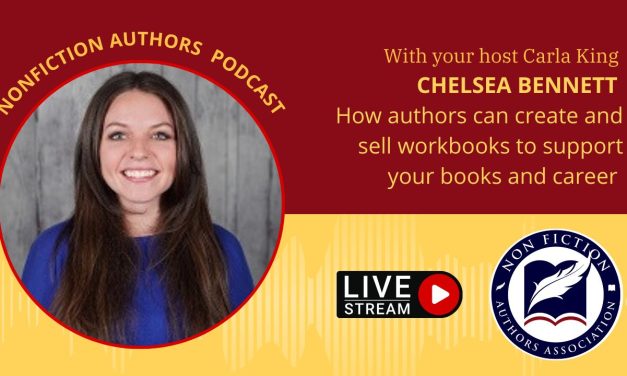 Podcast Interview: Chelsea Bennett 10/18/2023 – How authors can create and sell workbooks to support your books and career